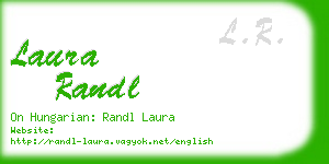 laura randl business card